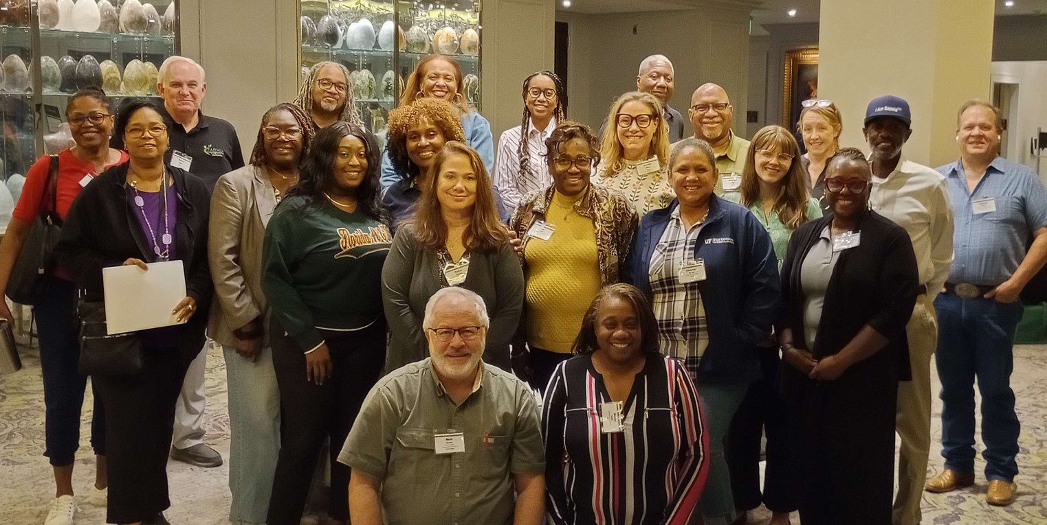 Participants posing for a group photo